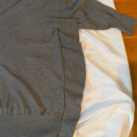 Zara gray sweater with ruffle - Picture 4 of 6